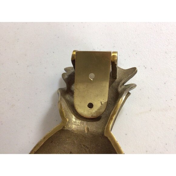 Douglas Paquette Rhode Island Signed Brass Pineapple Door Knocker - Picture 4 of 7